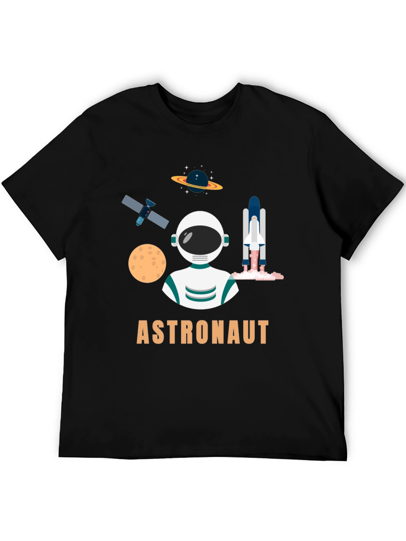 Astronaut Space Graphic T-Shirt - Cool Space Lover Tee