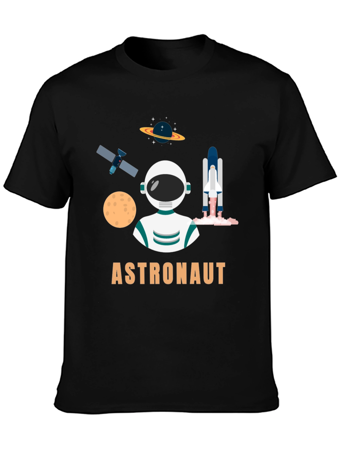 Astronaut Space Graphic T-Shirt - Cool Space Lover Tee