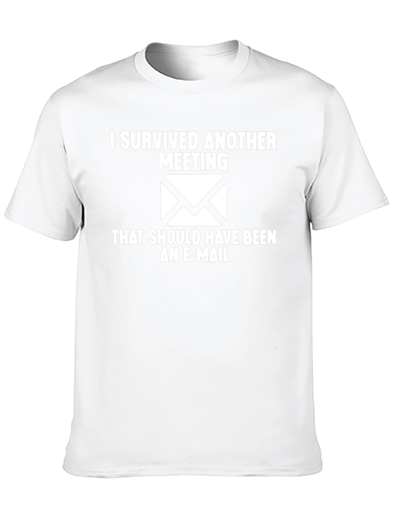 I Survived Another Meeting Black T-Shirt