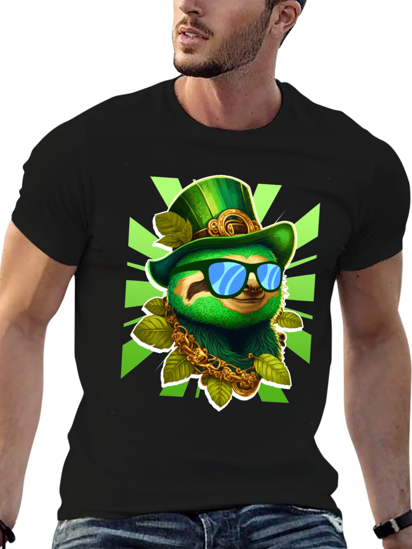 Lucky Sloth St. Patricks Day T-Shirt