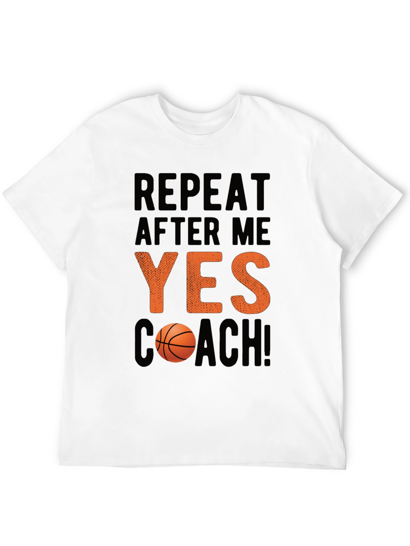Yes Coach Basketball T-Shirt
