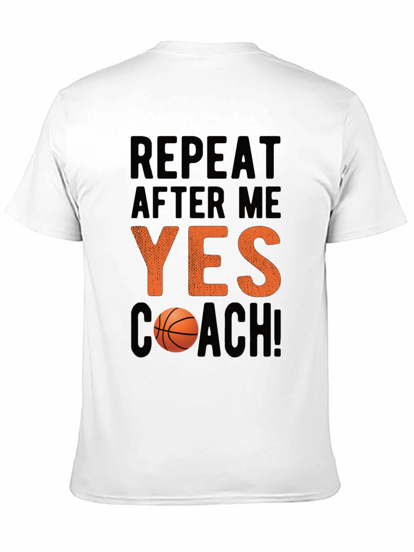 Yes Coach Basketball T-Shirt