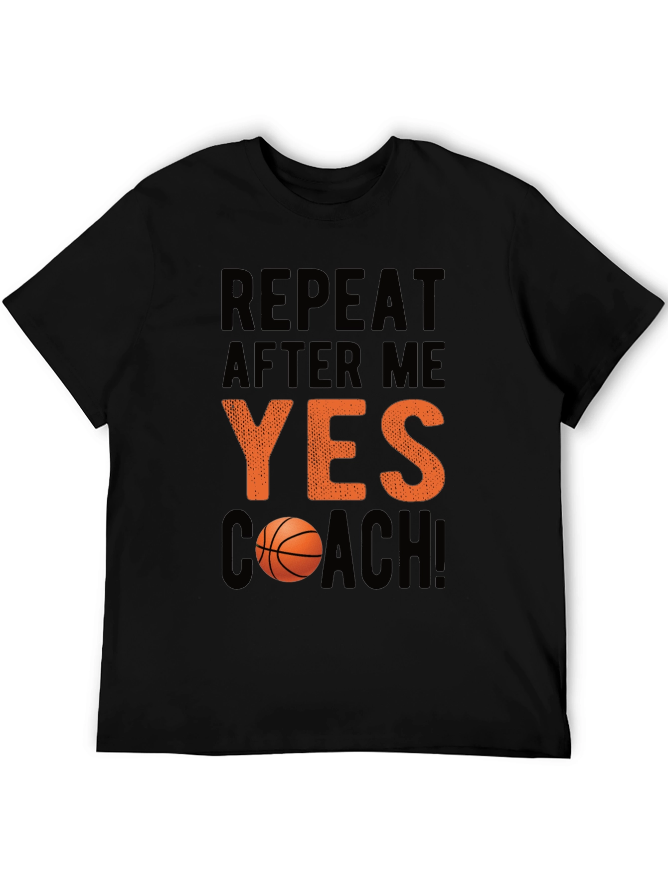 Yes Coach Basketball T-Shirt