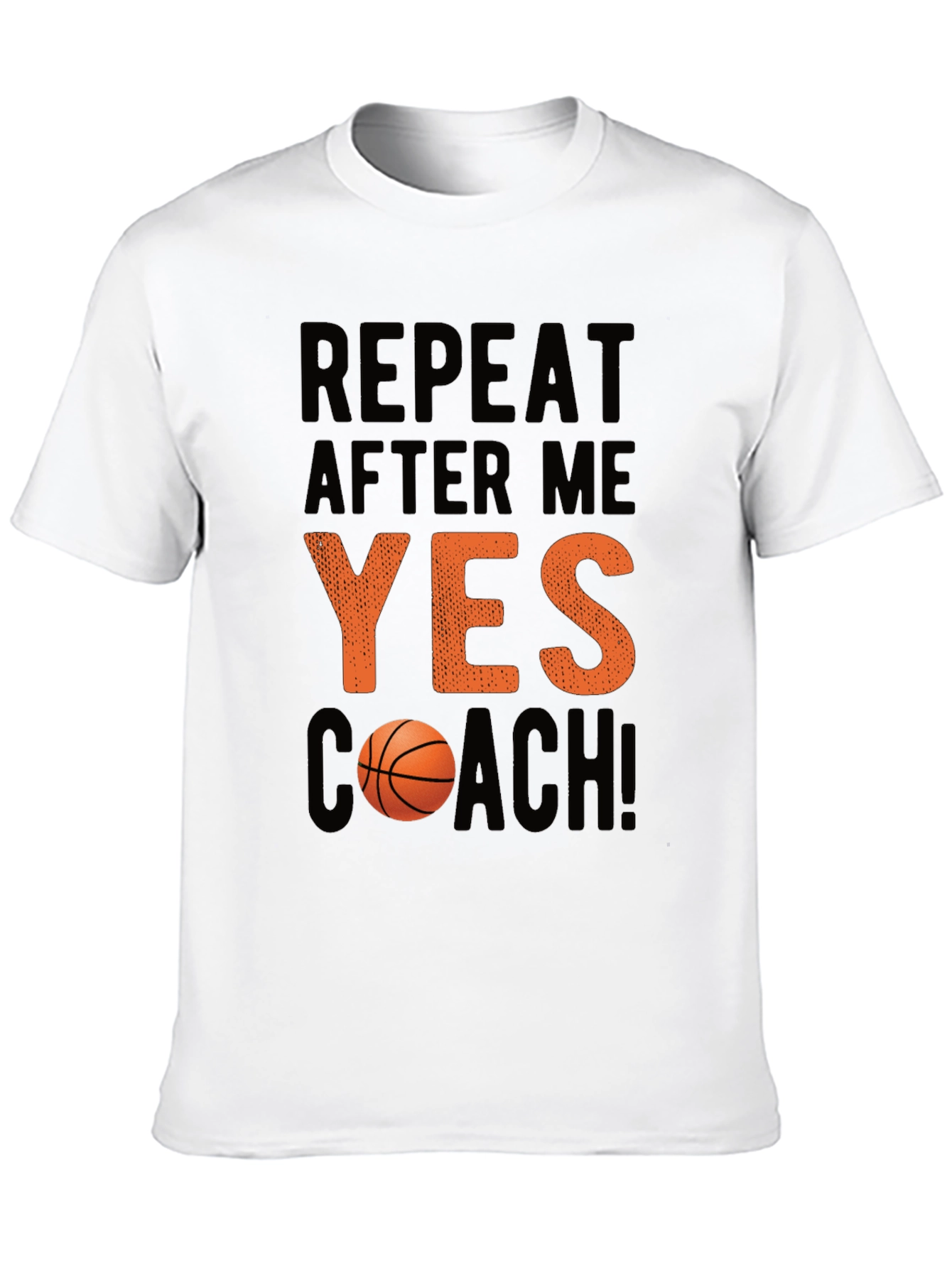 Yes Coach Basketball T-Shirt