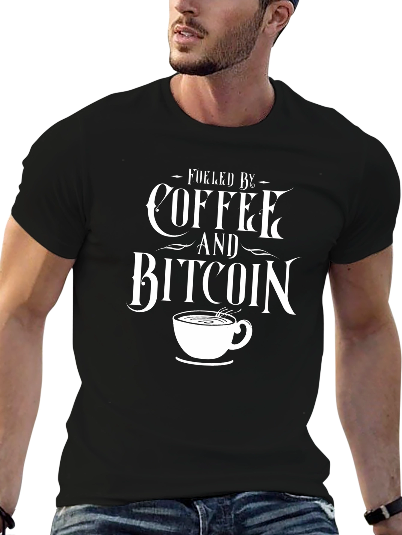 Fueled by Coffee & Bitcoin Graphic Tee