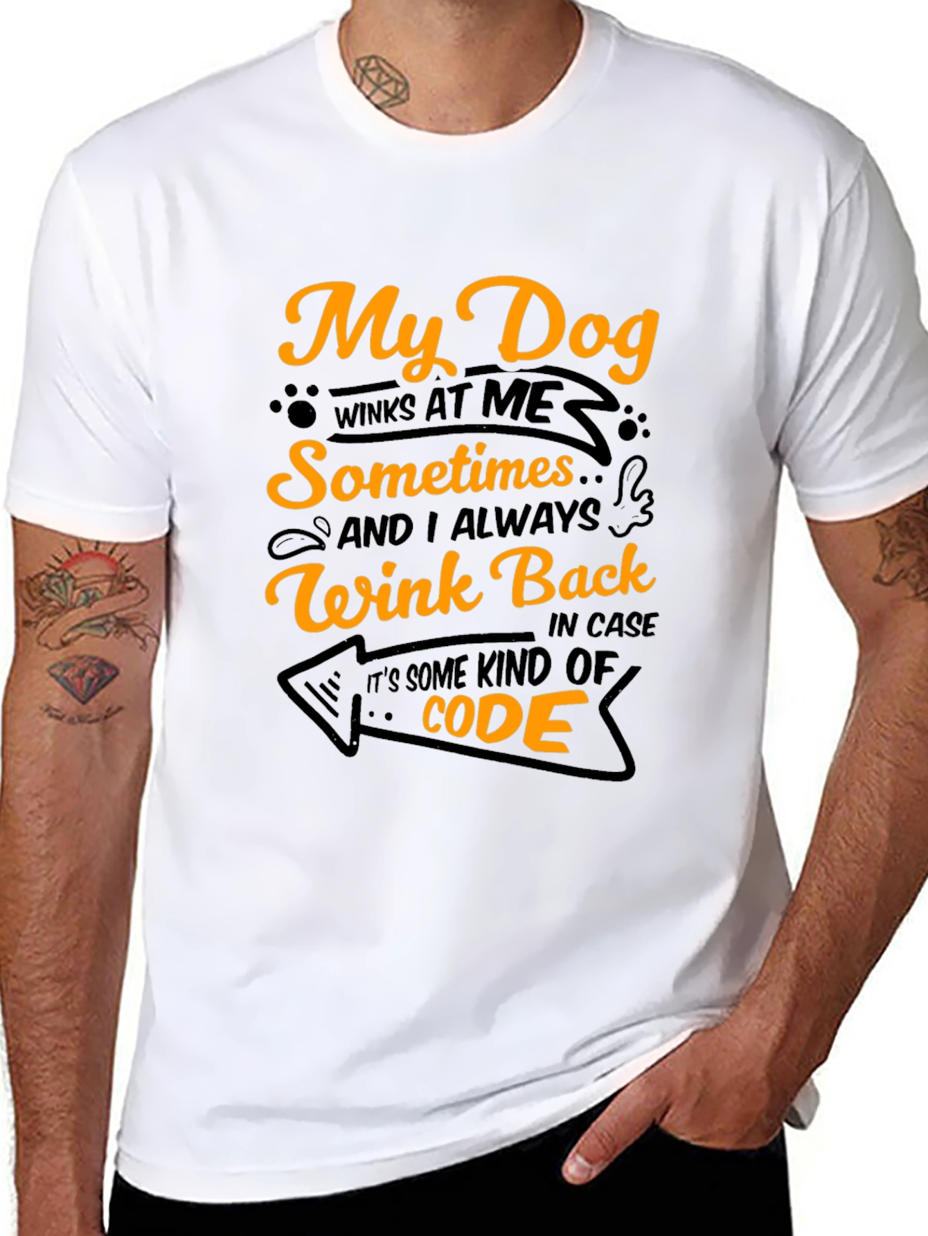 My Dog Winks At Me T-Shirt