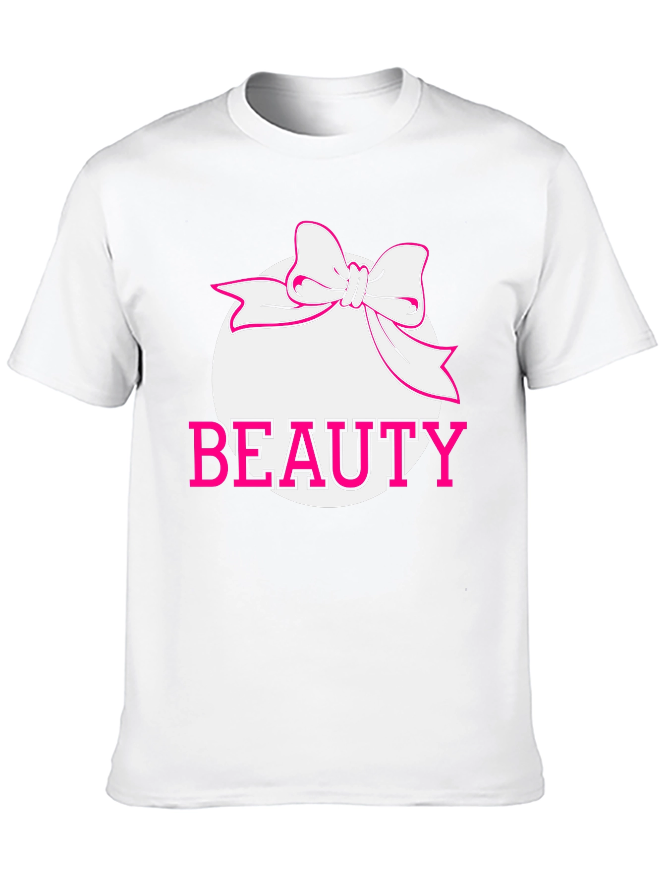 Beauty Bow Graphic Tee - Stylish Black Shirt