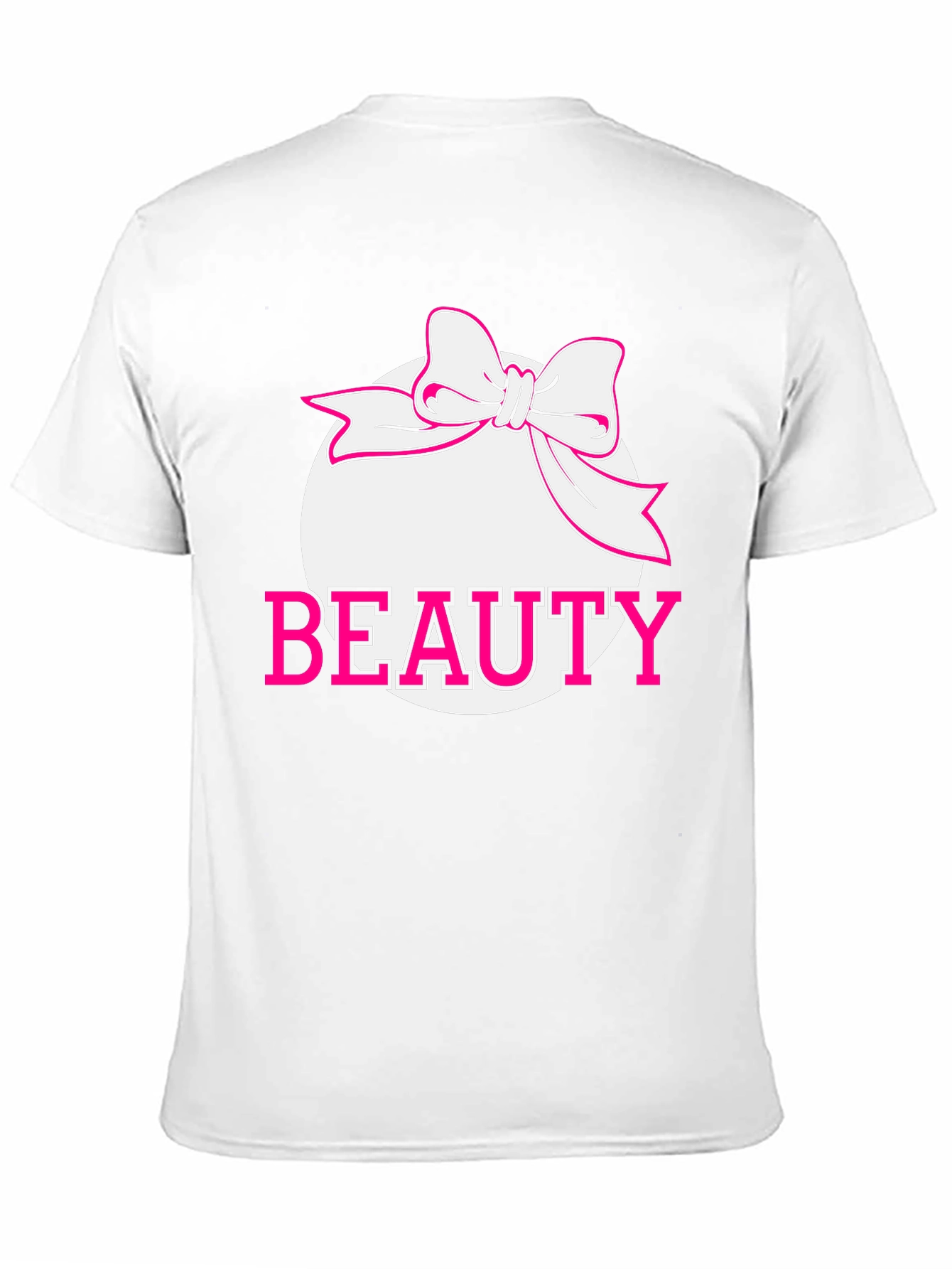 Beauty Bow Graphic Tee - Stylish Black Shirt