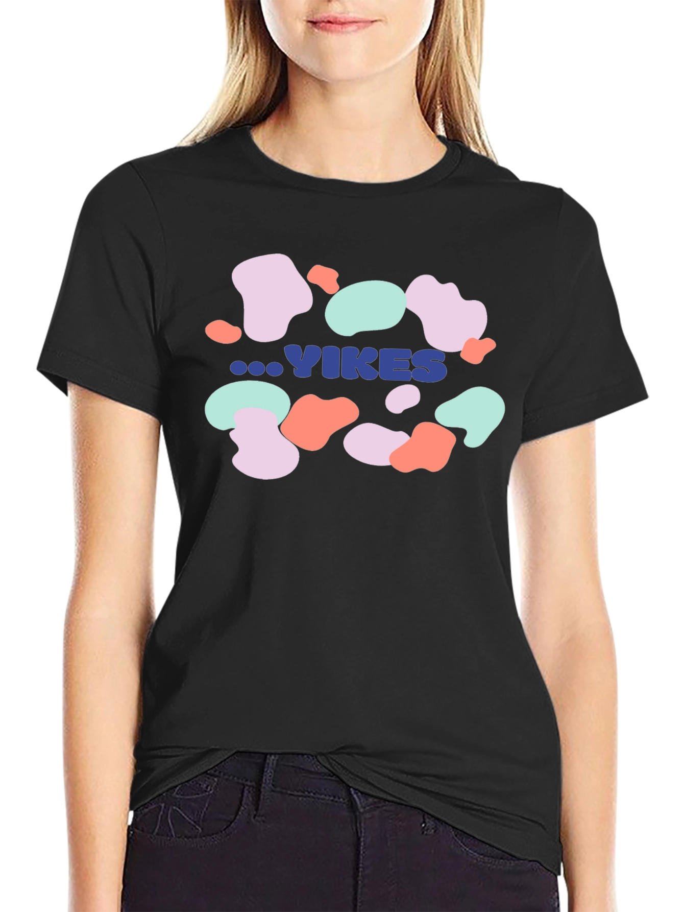 Yikes Graphic T-Shirt Trendy Casual Tee