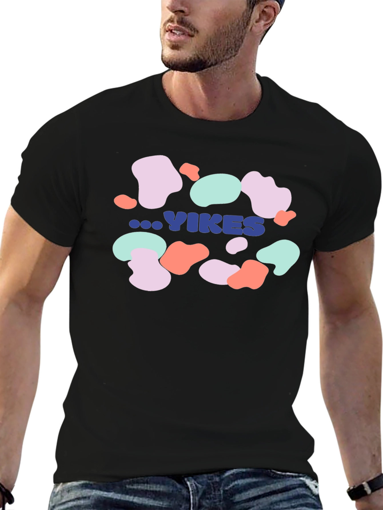 Yikes Graphic T-Shirt Trendy Casual Tee
