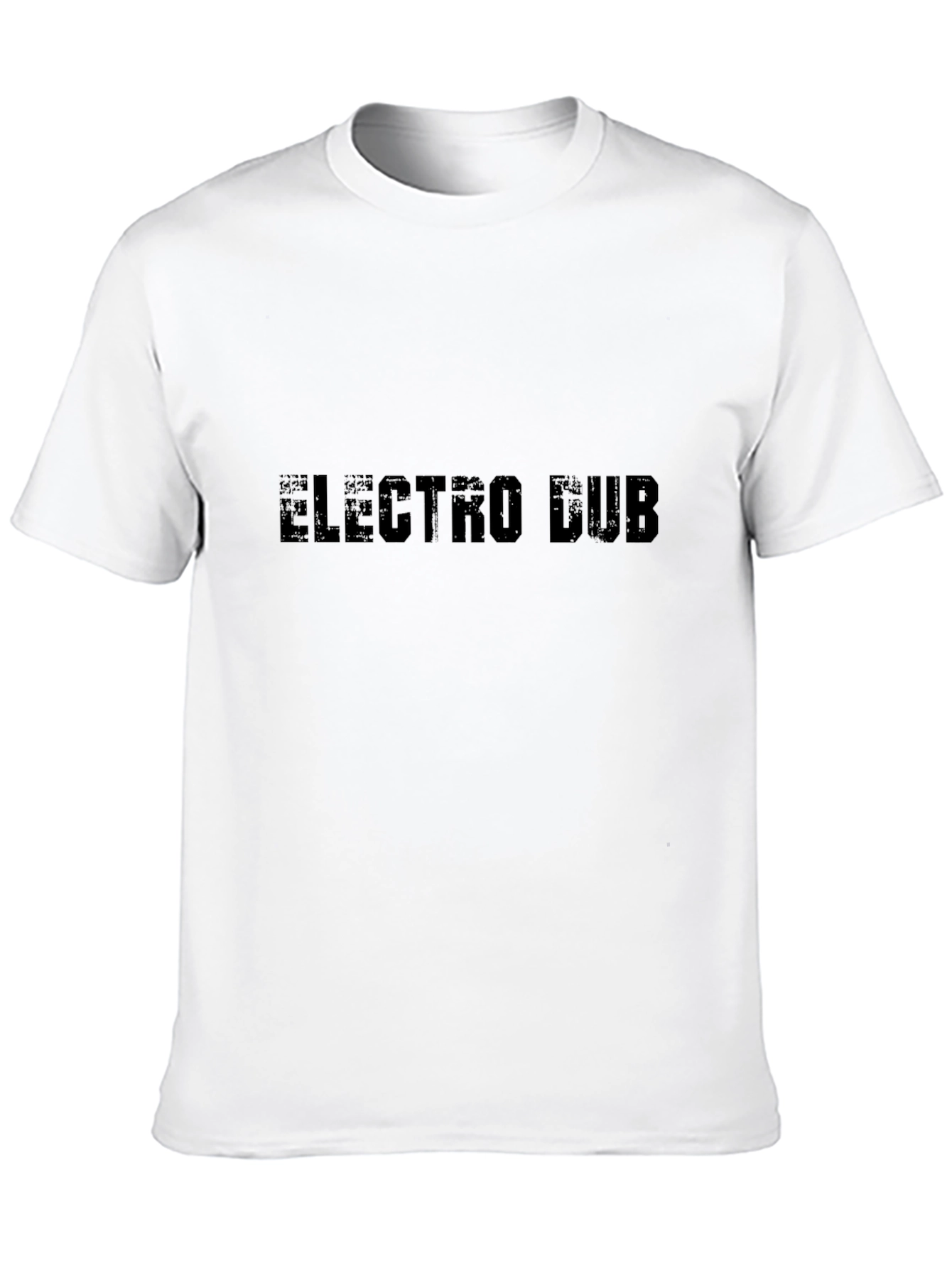 Electro Dub Graphic Tee - Black Cotton Comfort