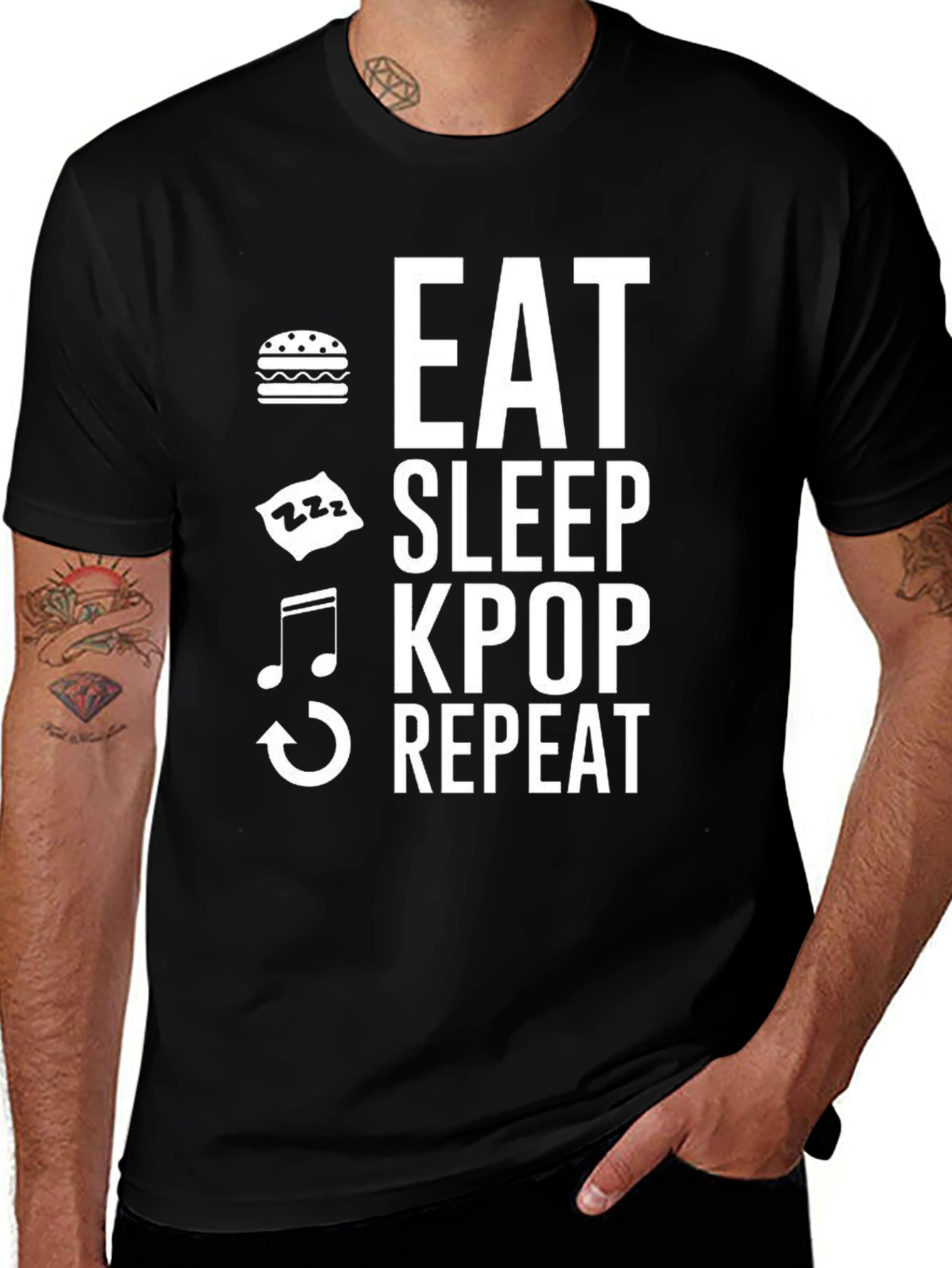 Eat Sleep KPOP Repeat T-Shirt