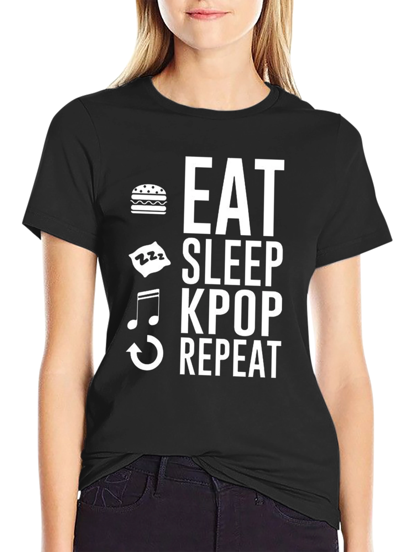 Eat Sleep KPOP Repeat T-Shirt