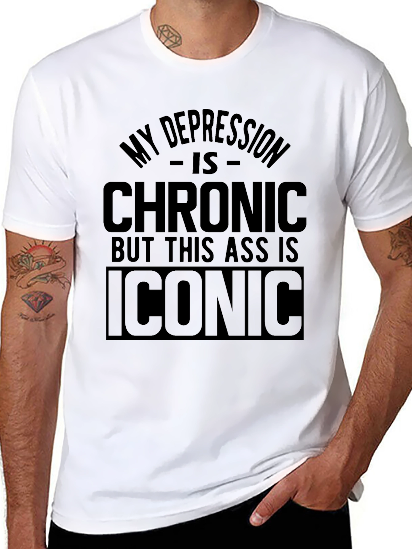 Chronic Depression Iconic T-Shirt