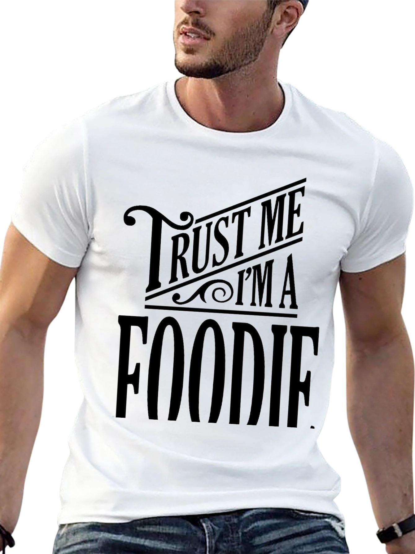 Trust Me Im A Foodie Black T-Shirt
