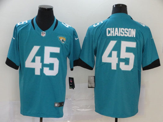 Men's Jacksonville Jaguars K'Lavon Chaisson #45 Teal Game Jerseys