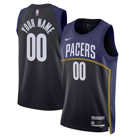 Men's Indiana Pacers Navy 2022/23 Swingman Custom Jerseys - City Edition