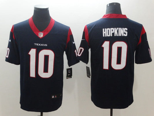 Men's Houston Texans DeAndre Hopkins #10 Navy Game Jerseys