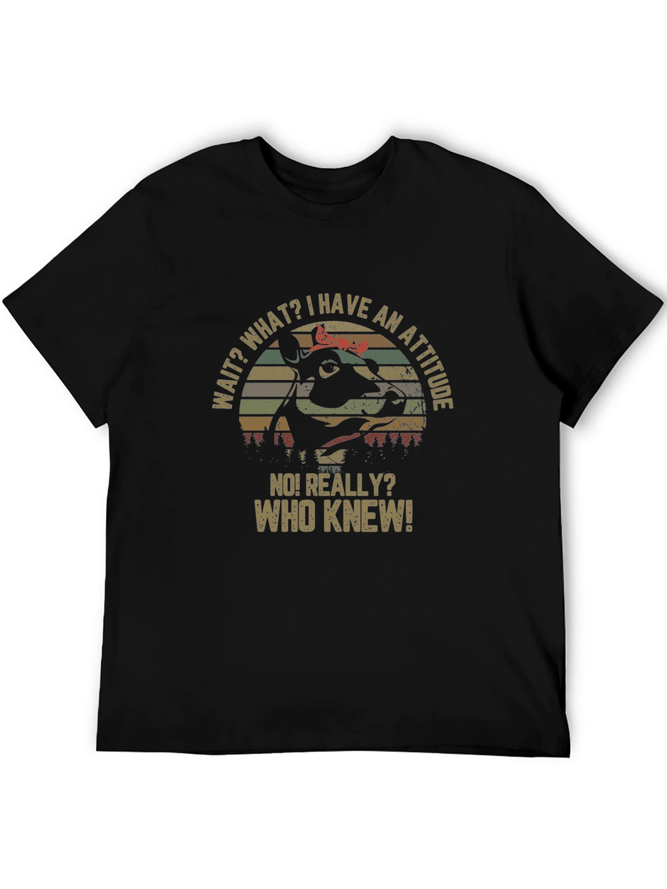 Attitude Dog Graphic Tee