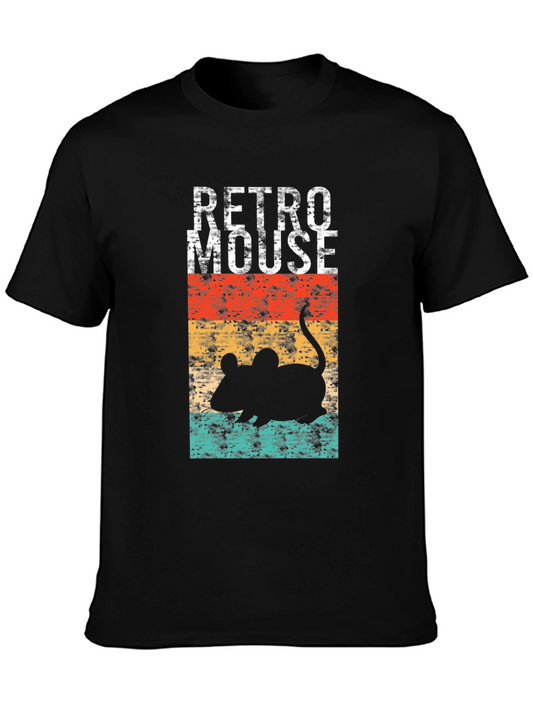 Retro Mouse Graphic T-Shirt