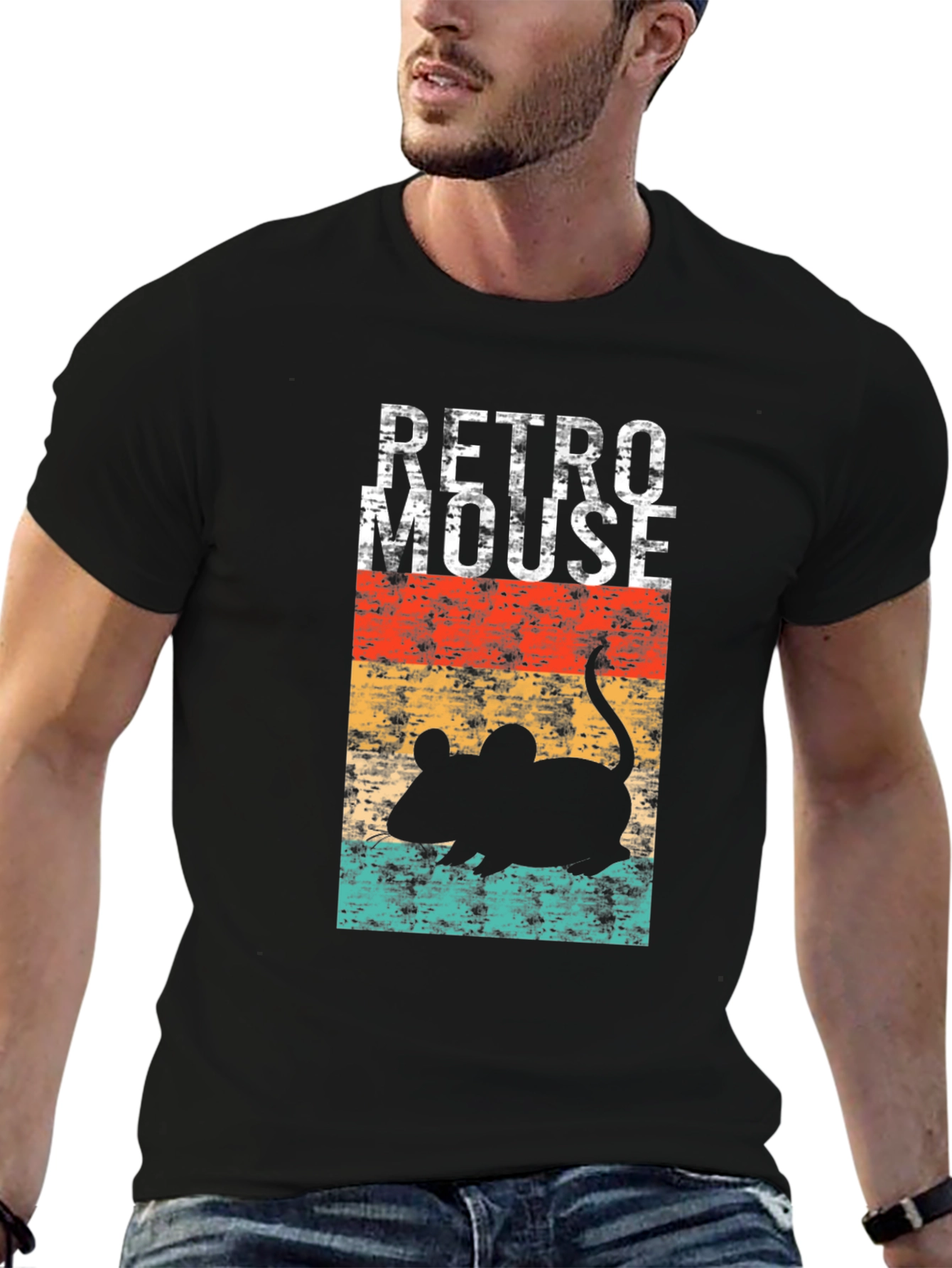 Retro Mouse Graphic T-Shirt