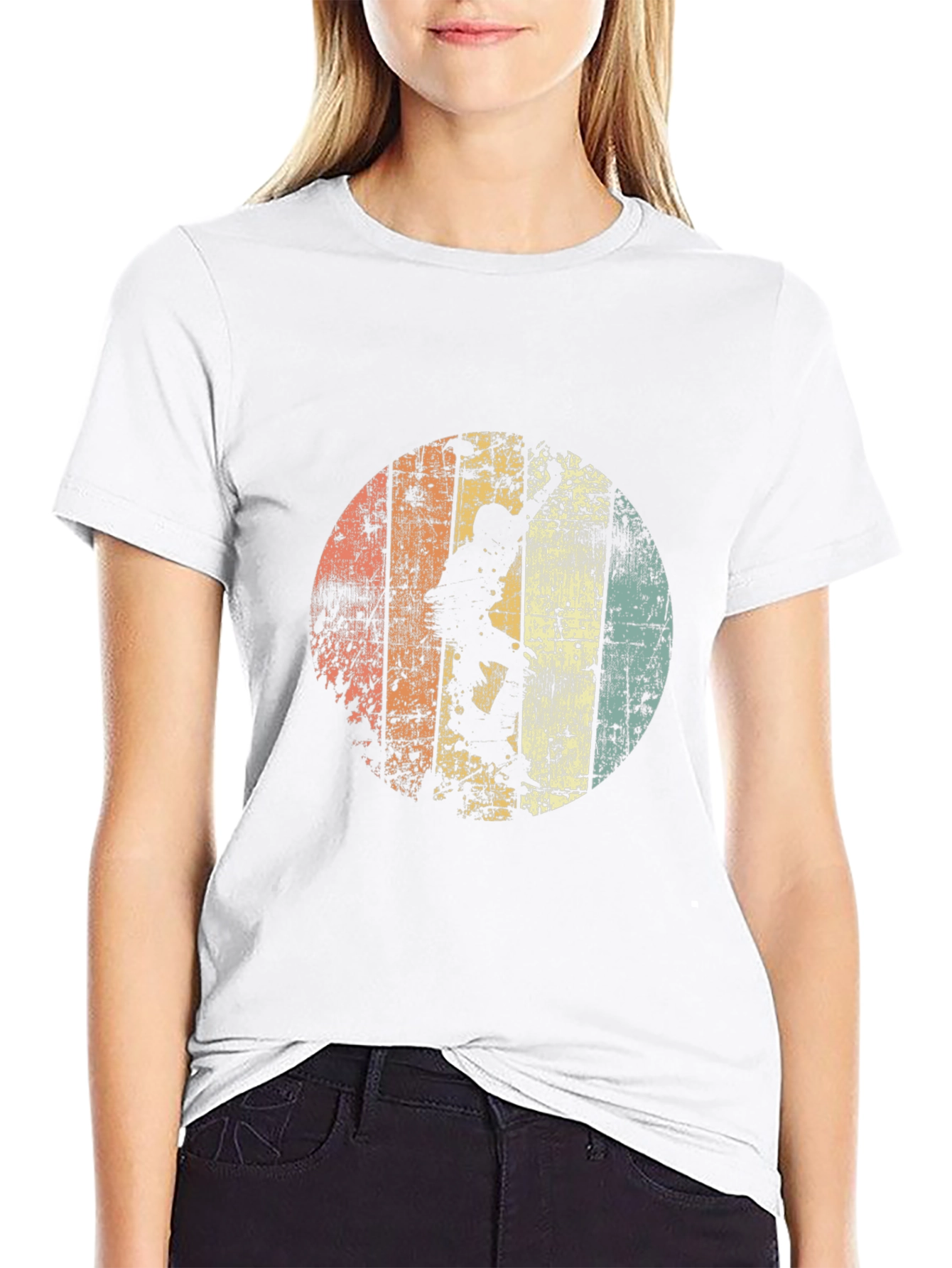 Retro Climber Graphic Tee - Black
