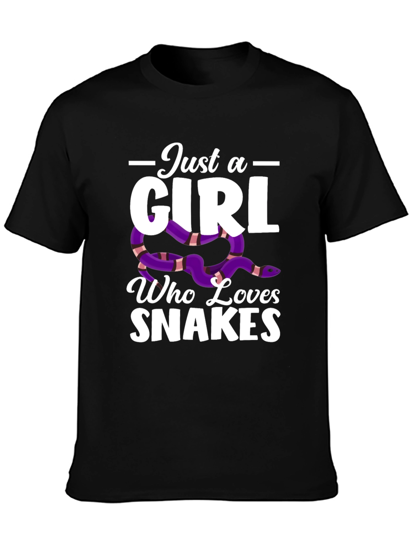 Just a Girl Who Loves Snakes T-Shirt