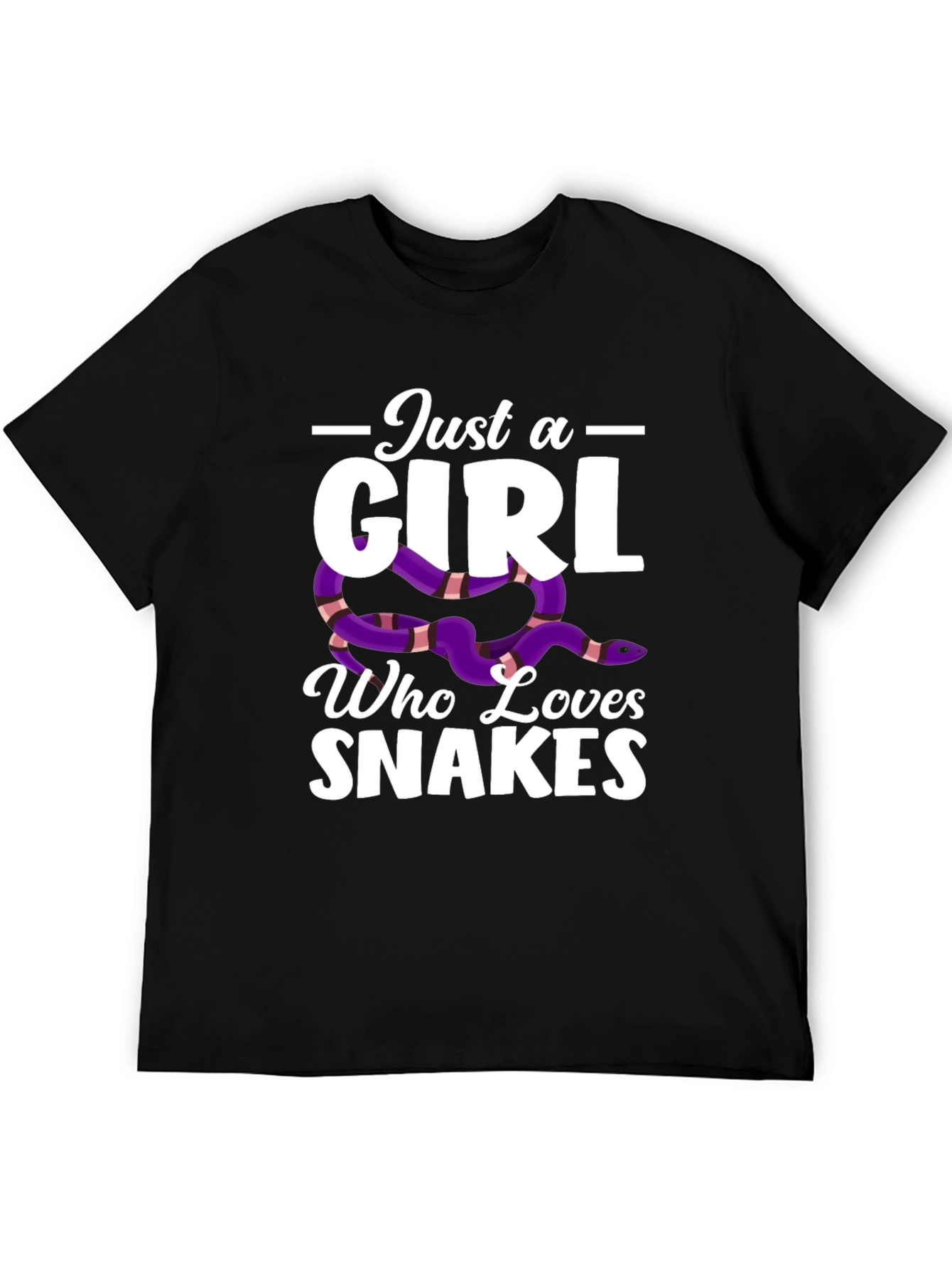Just a Girl Who Loves Snakes T-Shirt