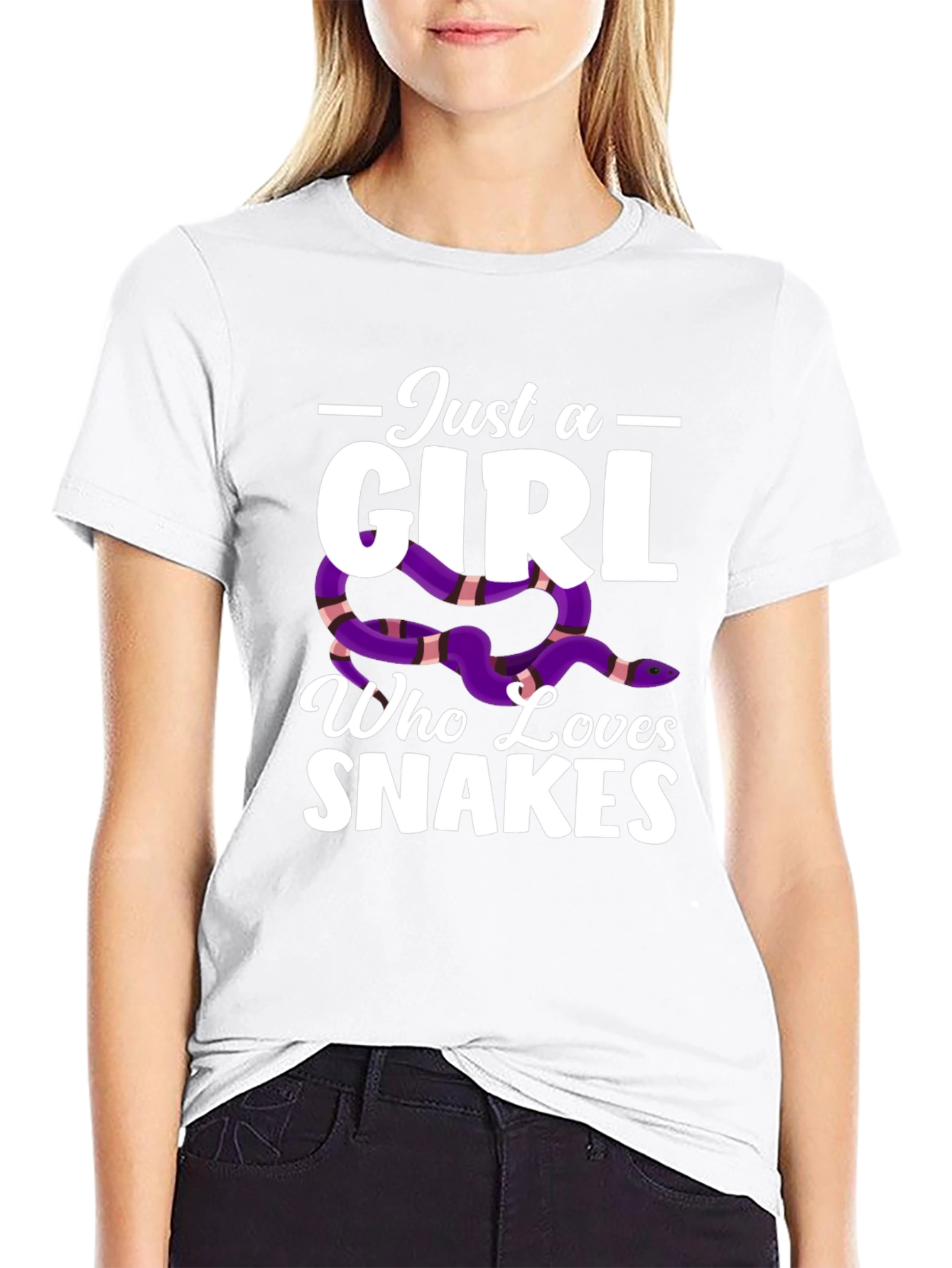 Just a Girl Who Loves Snakes T-Shirt