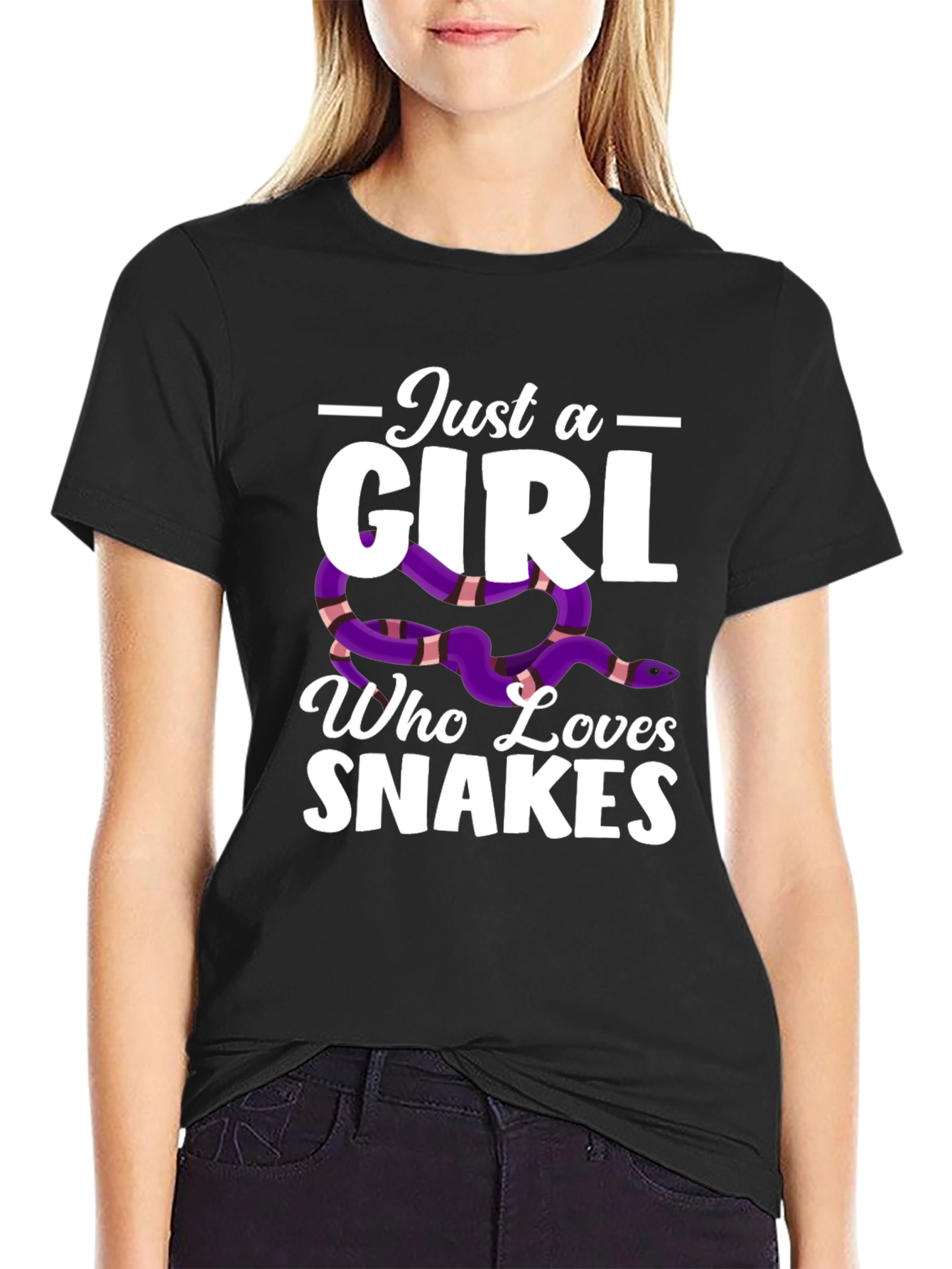Just a Girl Who Loves Snakes T-Shirt