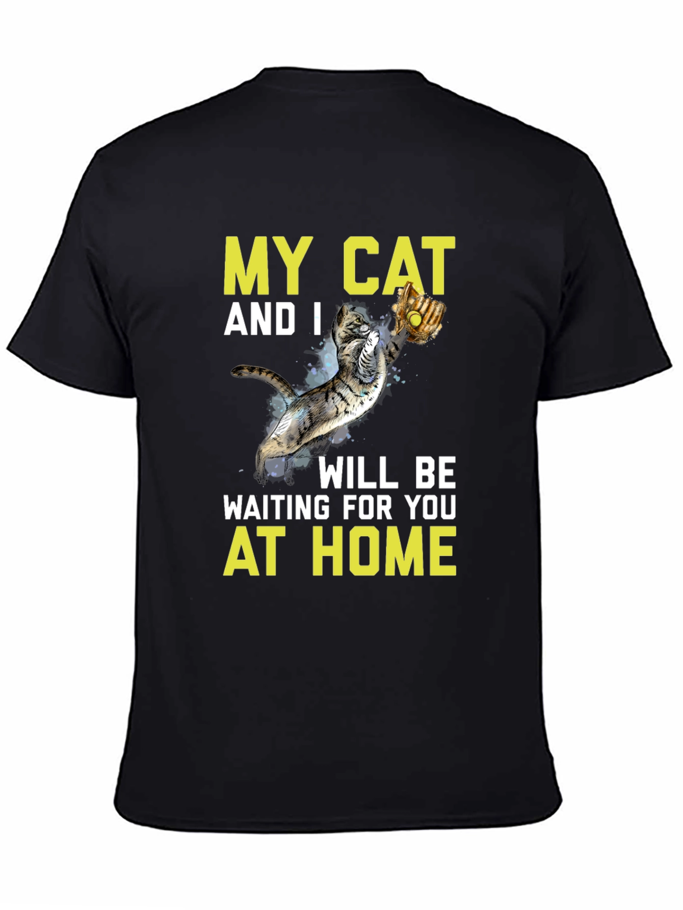 My Cat And I At Home Graphic T-Shirt