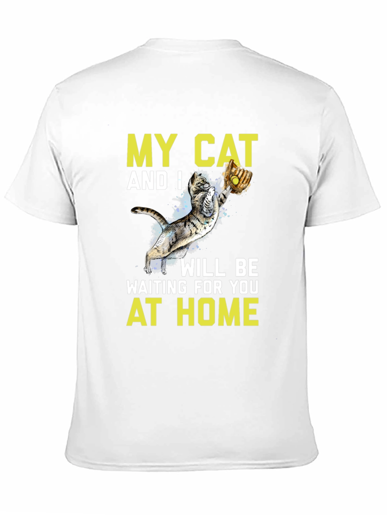 My Cat And I At Home Graphic T-Shirt