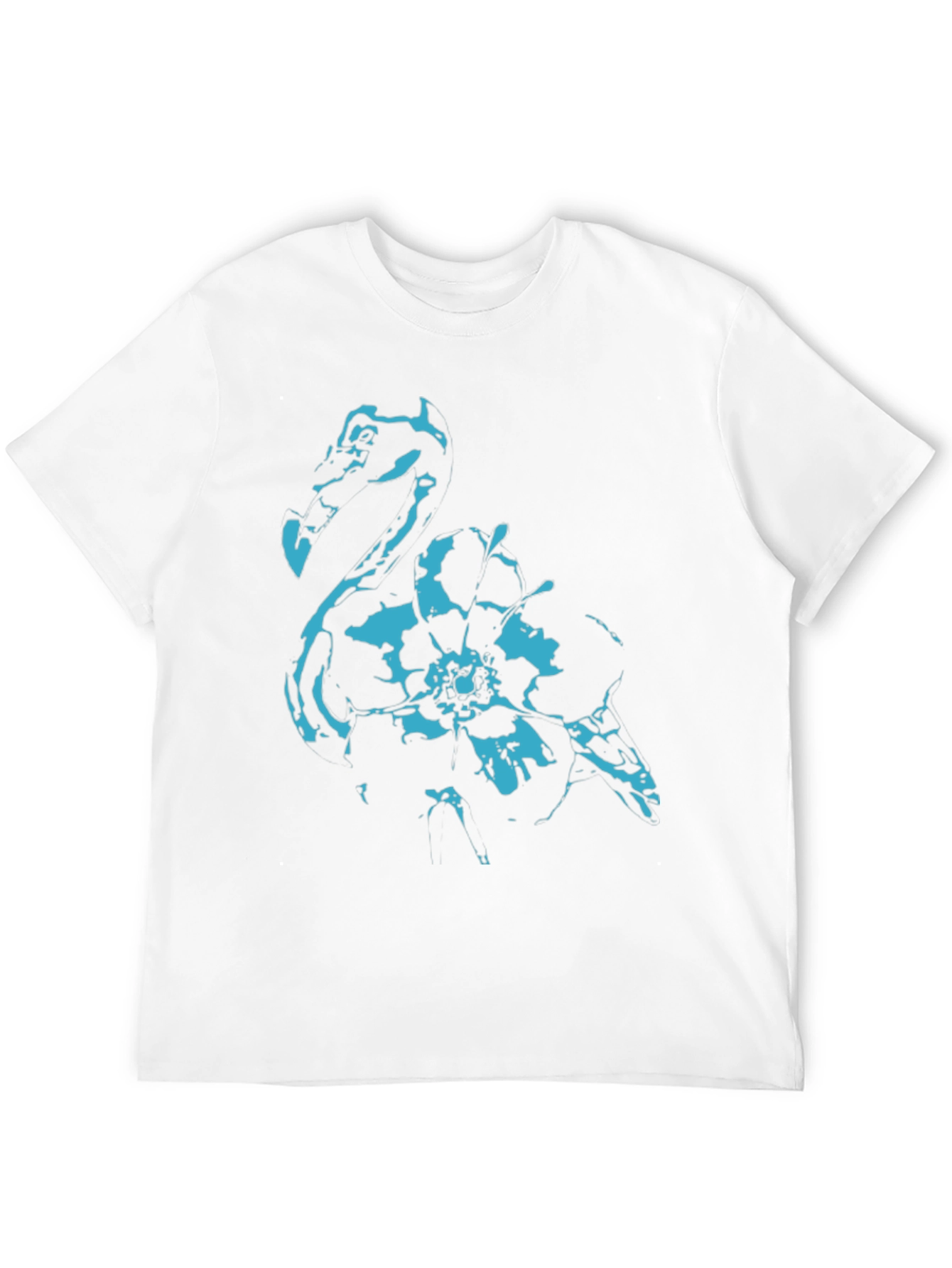 Cool Flamingo Graphic Black T-Shirt