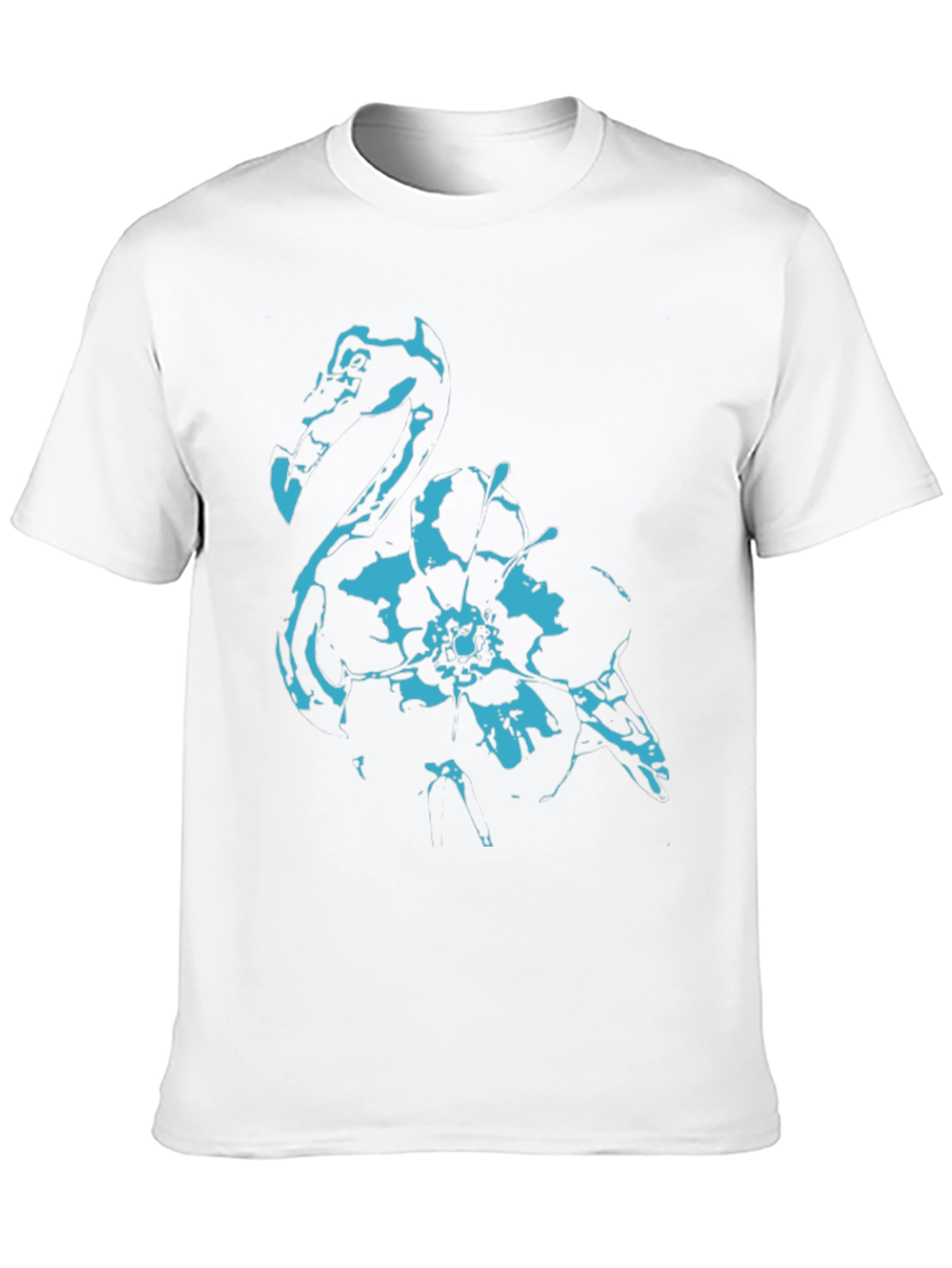 Cool Flamingo Graphic Black T-Shirt