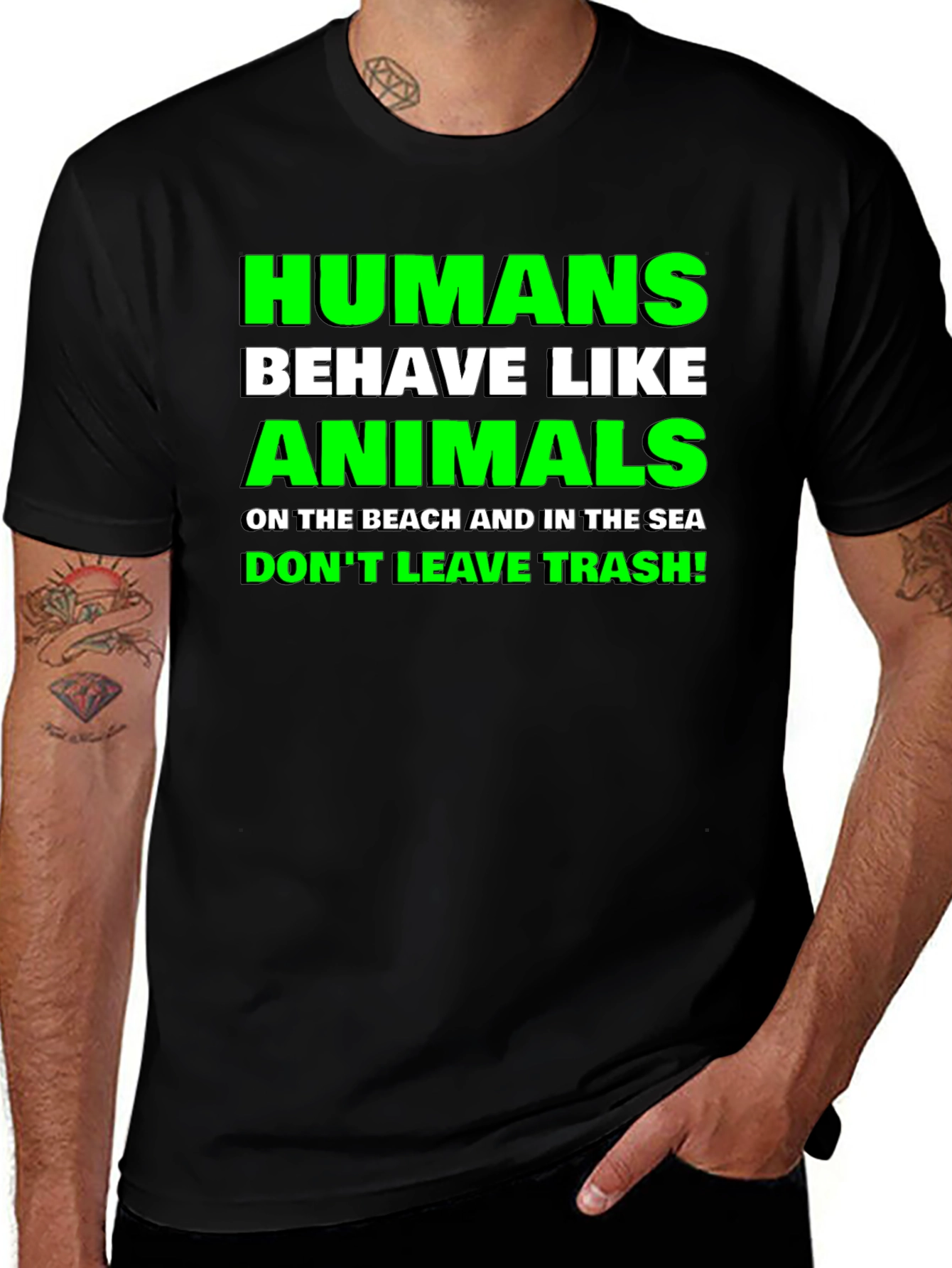 Humans Behave Like Animals Graphic T-Shirt