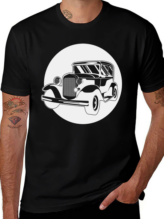 Vintage Car Graphic T-Shirt - Classic Style
