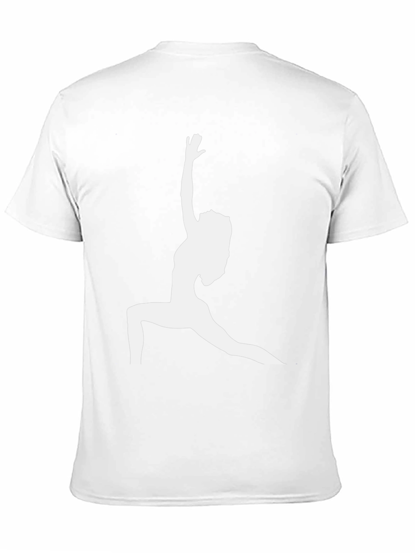 Yoga Silhouette Black T-Shirt