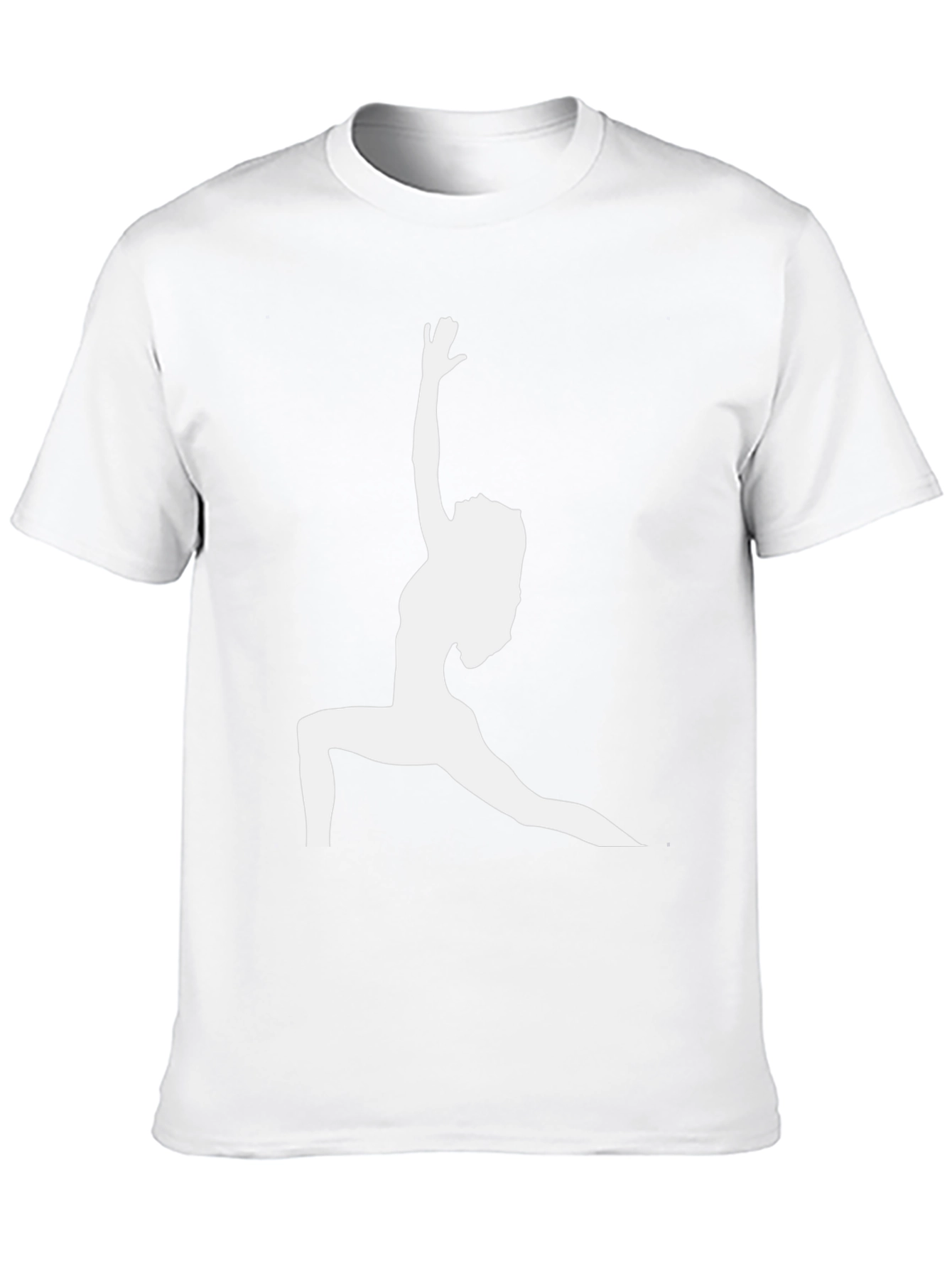 Yoga Silhouette Black T-Shirt