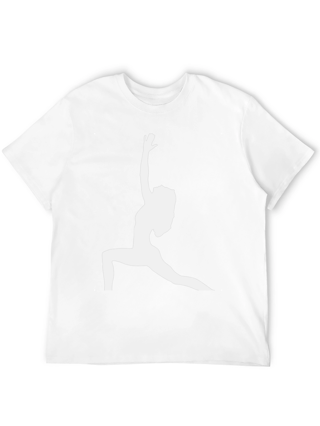 Yoga Silhouette Black T-Shirt