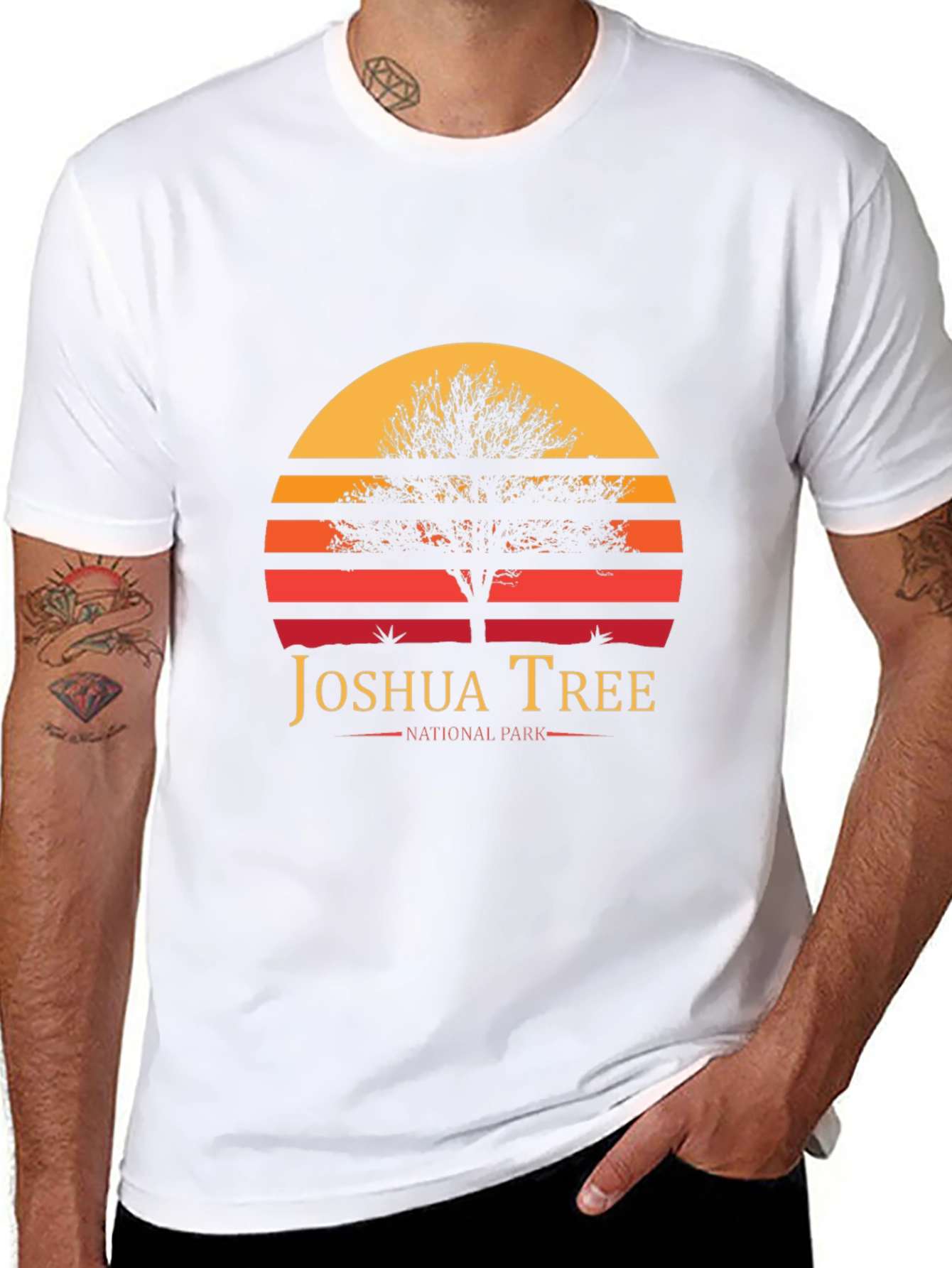 Joshua Tree National Park Sunset Graphic T-Shirt