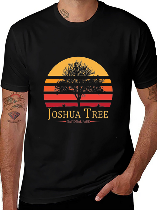 Joshua Tree National Park Sunset Graphic T-Shirt