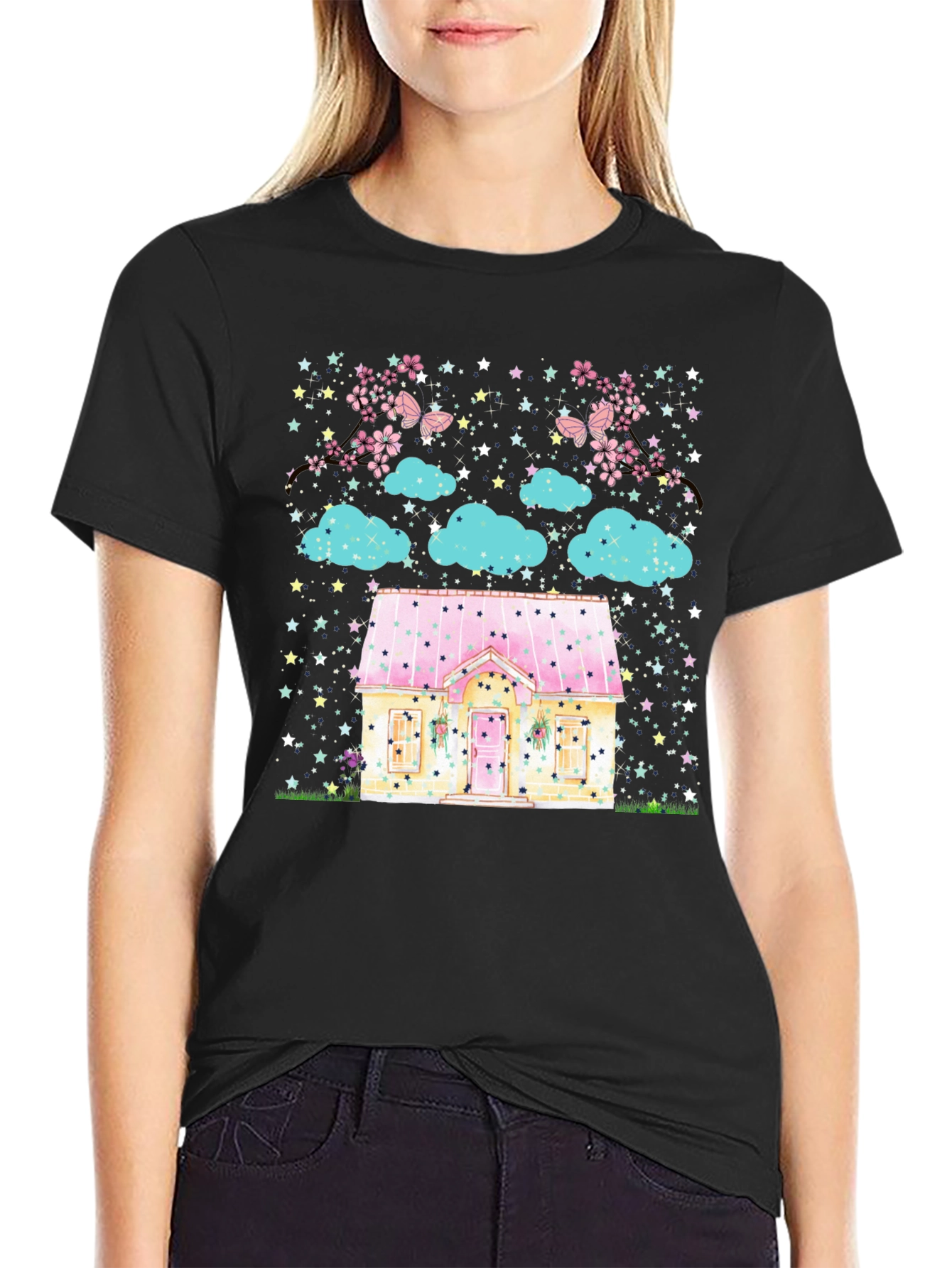 Cute House Design T-Shirt
