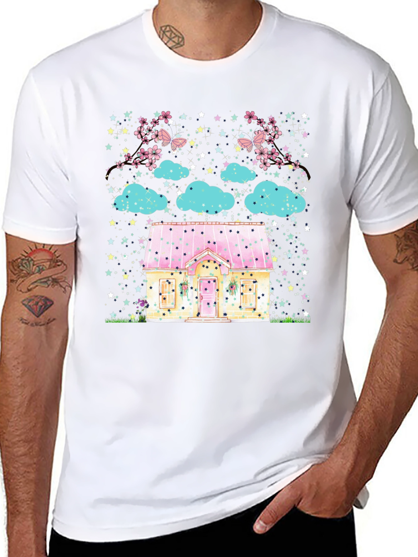 Cute House Design T-Shirt