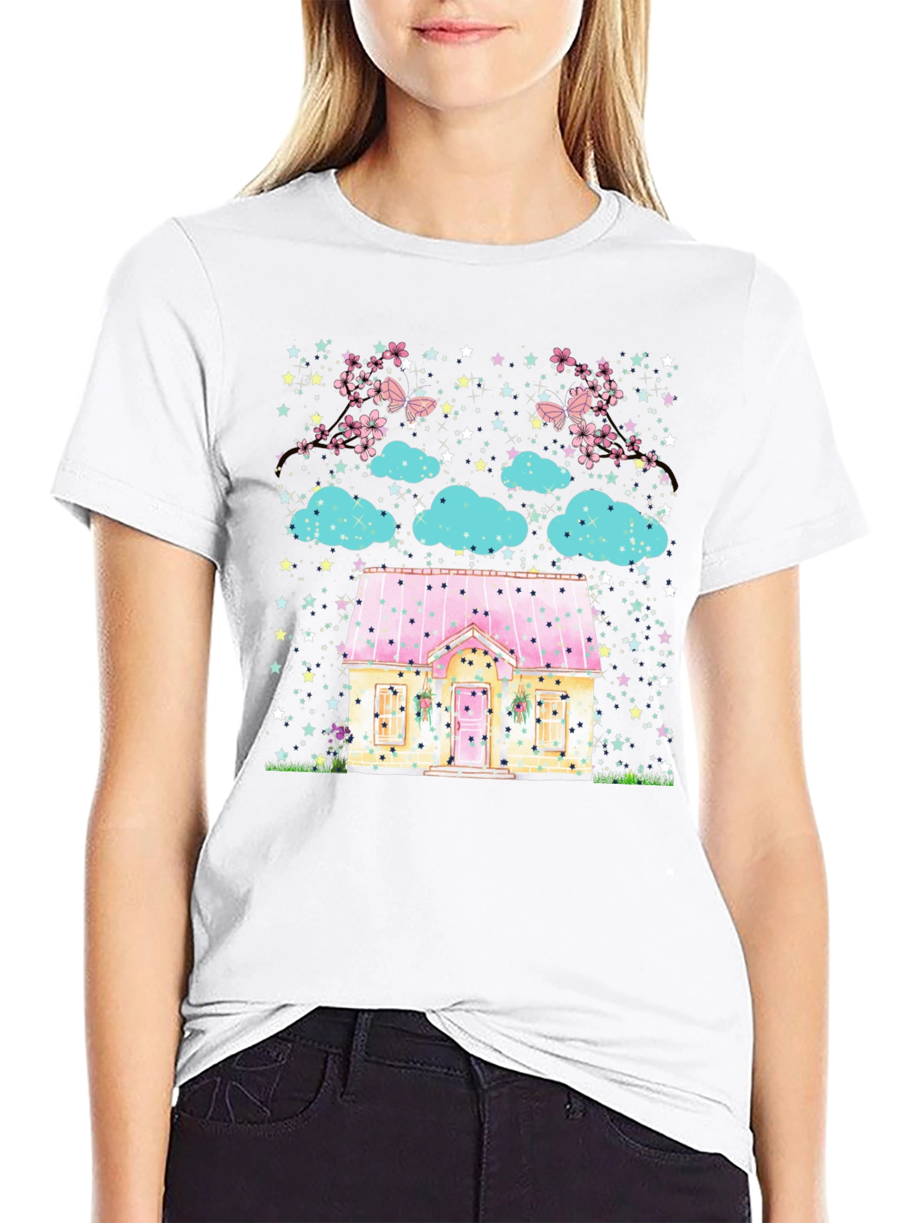 Cute House Design T-Shirt