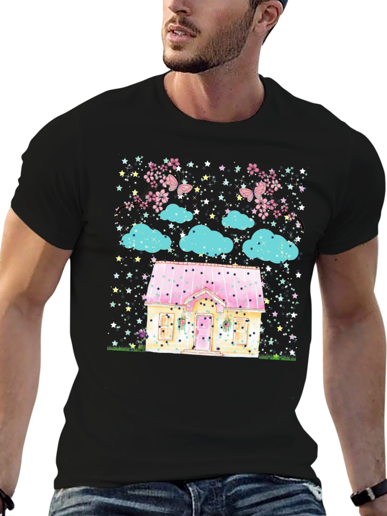 Cute House Design T-Shirt