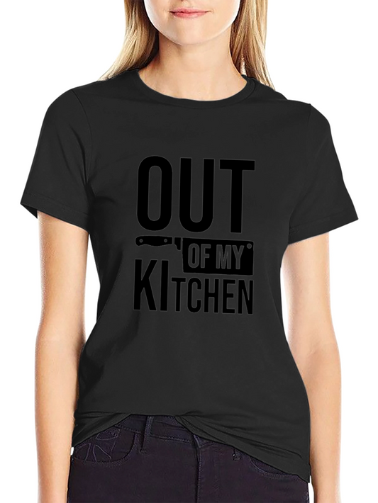 Out of My Kitchen Graphic T-Shirt - Chef Humor Apparel