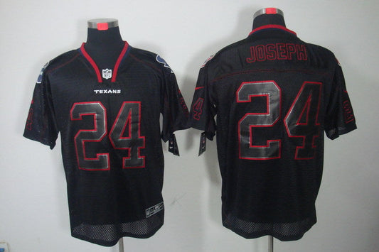 Men's Houston Texans Johnathan Joseph #24 Black Game Jerseys