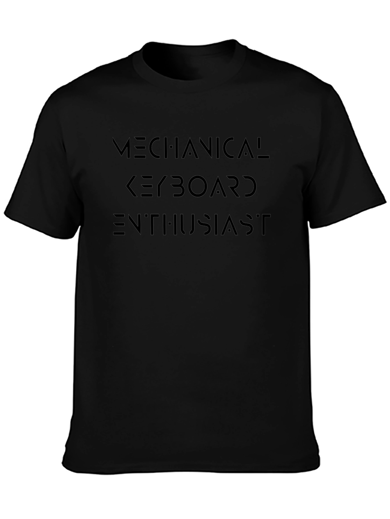Mechanical Keyboard Enthusiast Black T-Shirt
