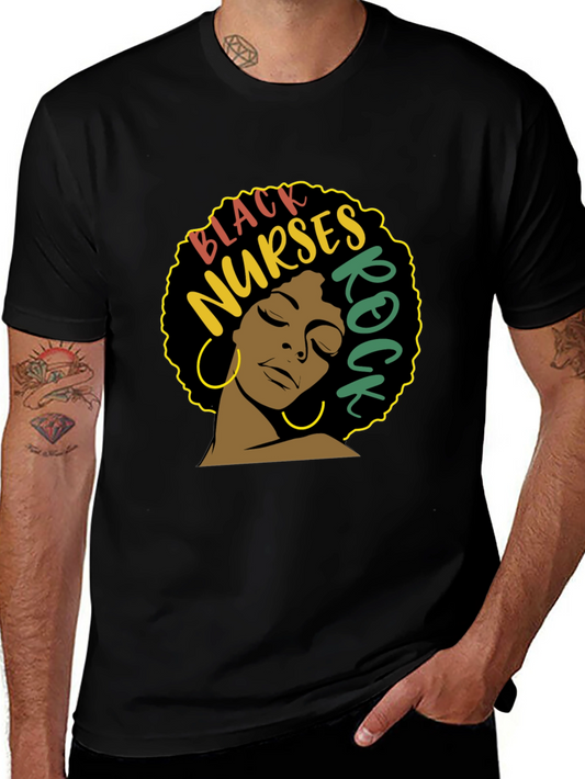 Black Nurses Rock T-Shirt - Nurse Appreciation