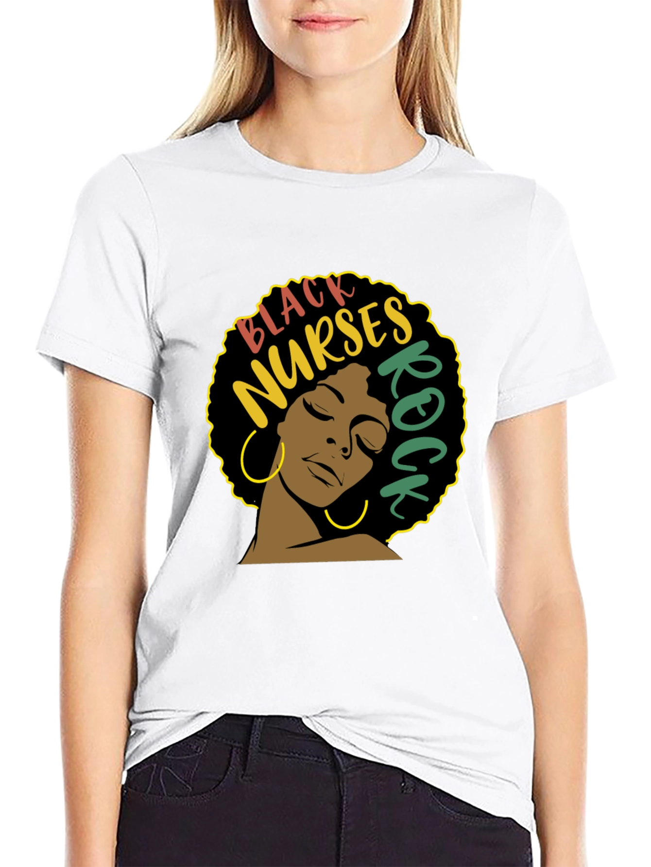 Black Nurses Rock T-Shirt - Nurse Appreciation